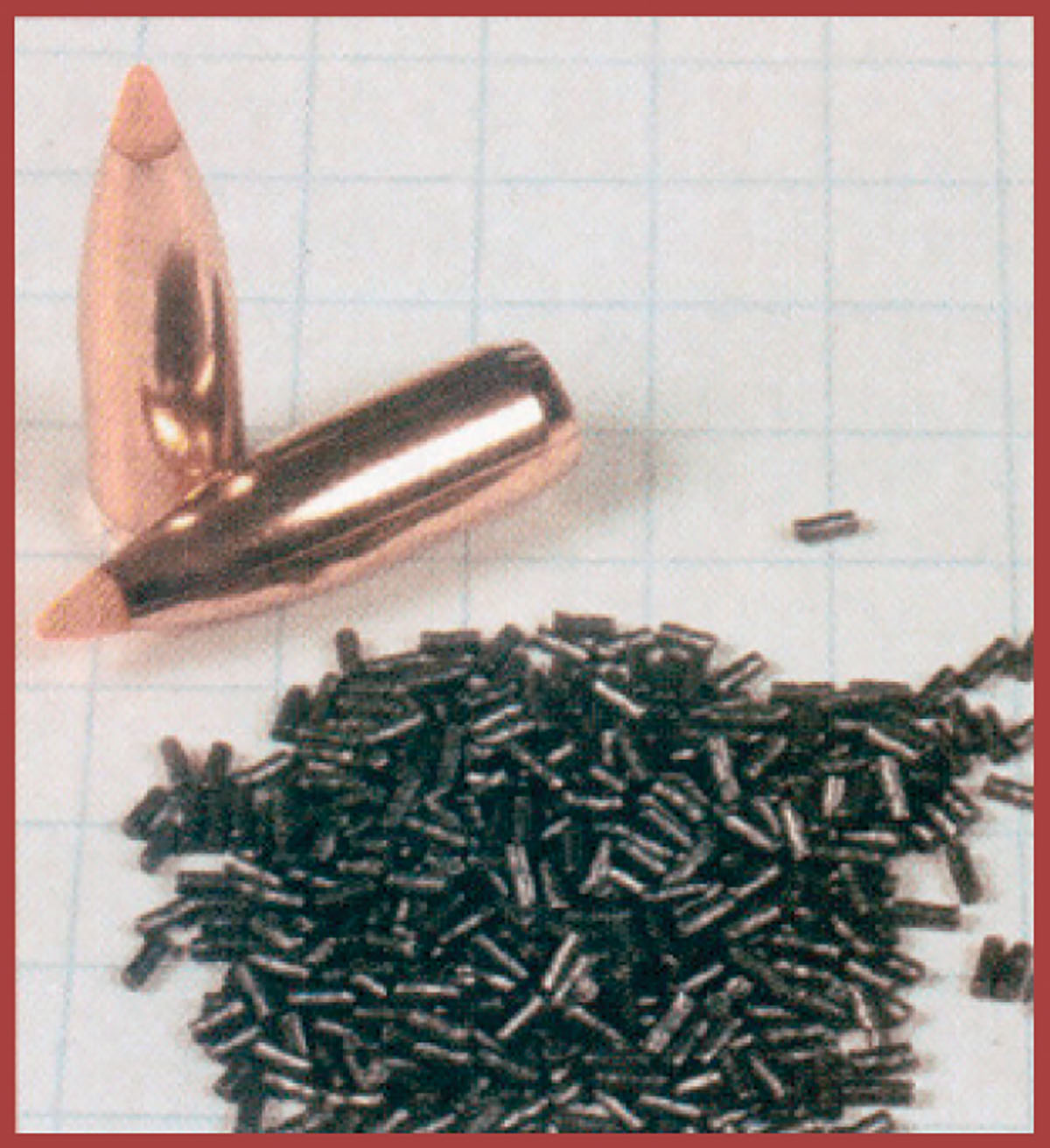 Nosler’s 55-grain spitzer over 30.9 grains of IMR-4064 is just about the best combination available for accuracy.